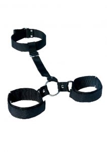 Sex And Mischief Shadow Neck And Wrist Restraint Black