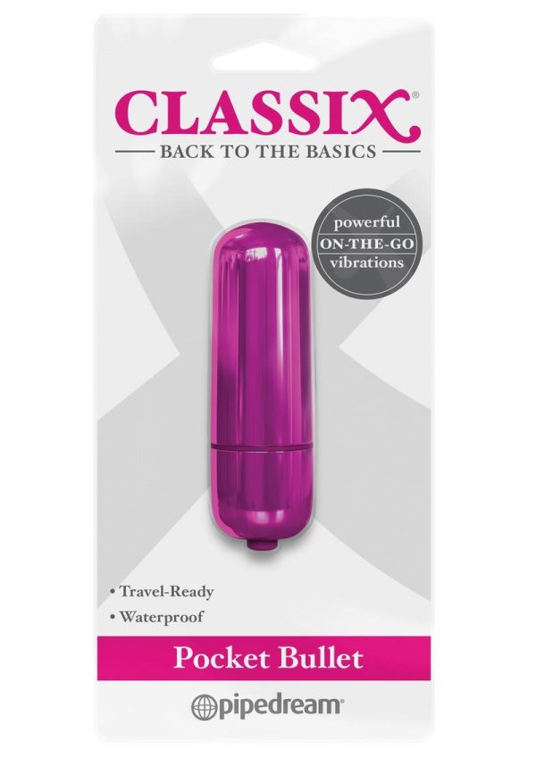 Classix Pocket Bullet Waterproof Pink 2.2 Inch