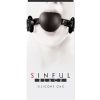 Sinful Silicone Gag - Black