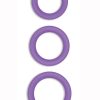 Firefly Halo Medium Silicone Cock Ring Purple