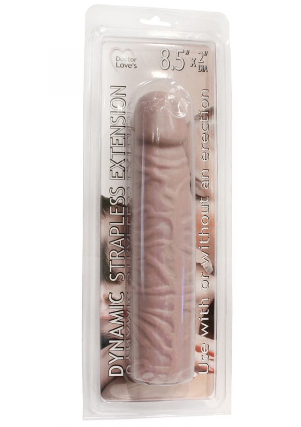 Doctor Loves Dynamic Penis Extension Strapless 9 Inch Flesh