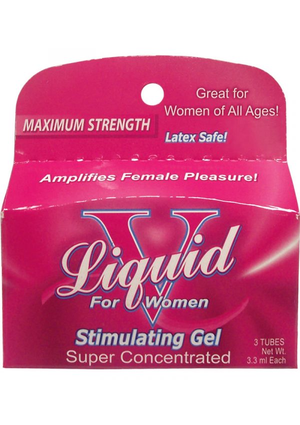 Liquid V Stimulating Gel For Women 3 Pack