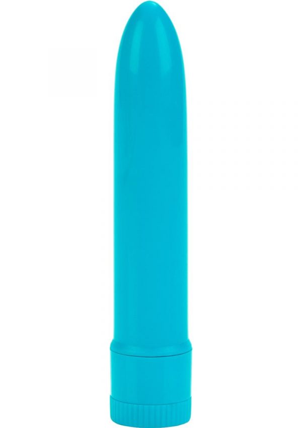 MINI NEON VIBES MULTI SPEED VIBRATOR 4.6 INCH BLUE