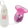 PUSSY PLEASER CLIT AROUSER WITH REMOVABLE BULLET PINK