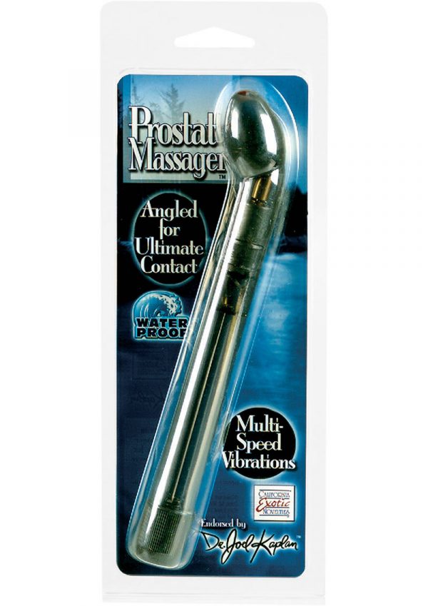 DR JOEL KAPLAN PROSTATE MASSAGER 6.75 INCH SILVER