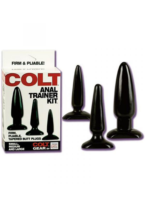 COLT ANAL TRAINER KIT 3 SIZES BLACK