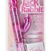 WATERPROOF JACK RABBIT 4.75 INCH WATERPROOF PINK