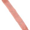 King Cock Slim Double Dildo Flesh 12 Inch