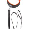 Orange Is The New Black Short Leash With Furry Collar