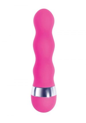 Pinkies Curvy Silicone Mini Vibe Waterproof Pink 4 Inch