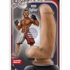 Loverboy MMA Fighter Realistic Vibrating Cock Mocha 7 Inches