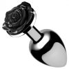 Booty Sparks Anal Plug Black Rose Medium 3.5 Inches