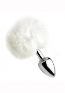 Tailz Fluffy Bunny Tail Anal Plug White