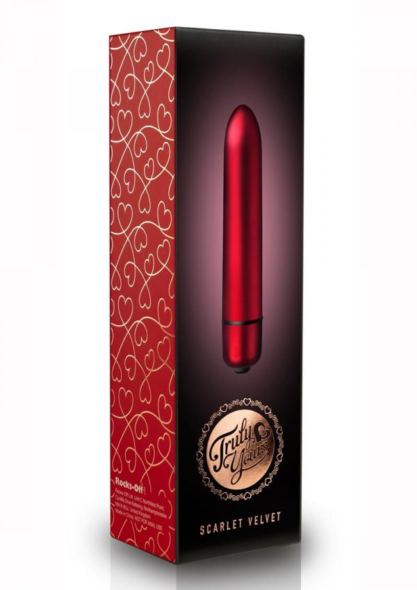 Truly Yours Scarlet Velvet Vibrator Waterproof Red