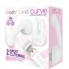 Bodywand Curve Attachment Set Silicone Attachment White