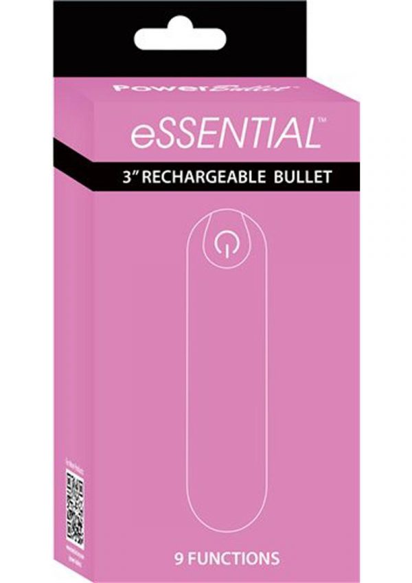 Essential Power Bullet Rechargeable Waterproof Pink