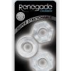 Renegade Chubbies Set Clear Non-Vibrating Cock Rings