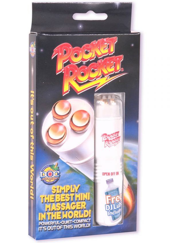 Pocket Rocket Mini Massager 4 Inch Ivory