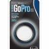Performance Silicone Go Pro Cock Ring Black/Blue 1.5 Inch Diameter