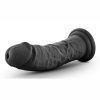 Ruse Jammy Silicone Realistic Dildo Black 8 Inch