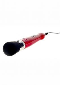 DOXY Die Cast Plug-In Vibrating Wand Body Massager Metal Red