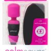 Palmpower Pocket Massager Silicone USB Rechargeable Water Resistant Pink 3.5 Inches