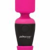 Palmpower Pocket Massager Silicone USB Rechargeable Water Resistant Pink 3.5 Inches