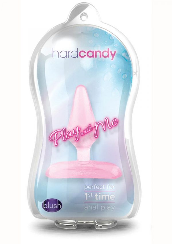 Play With Me Hard Candy Anal Plug - Pink