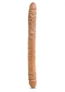 Dr Skin Double Dildo 18in - Mocha