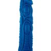The Realm Draken Lock On Dildo Accessory 7.75in Silicone - Blue