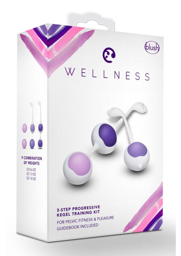 Wellness Kegel Training Kit Purple Silicone