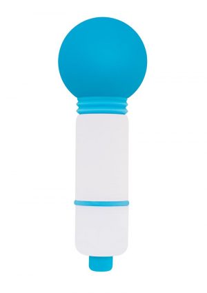 Rock Candy Fun Size Lala Pop Mini Massager Multi Function Shower Proof Blue