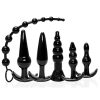 Try-Curious Ass Play Six Piece Starter Kit Black