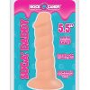 Rock Candy Suga Daddy 5.5 Dildo Non Vibrating Suction Cup Base Flesh