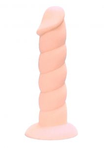 Rock Candy Suga Daddy 7 Dildo Non Vibrating suction Cup Base Flesh