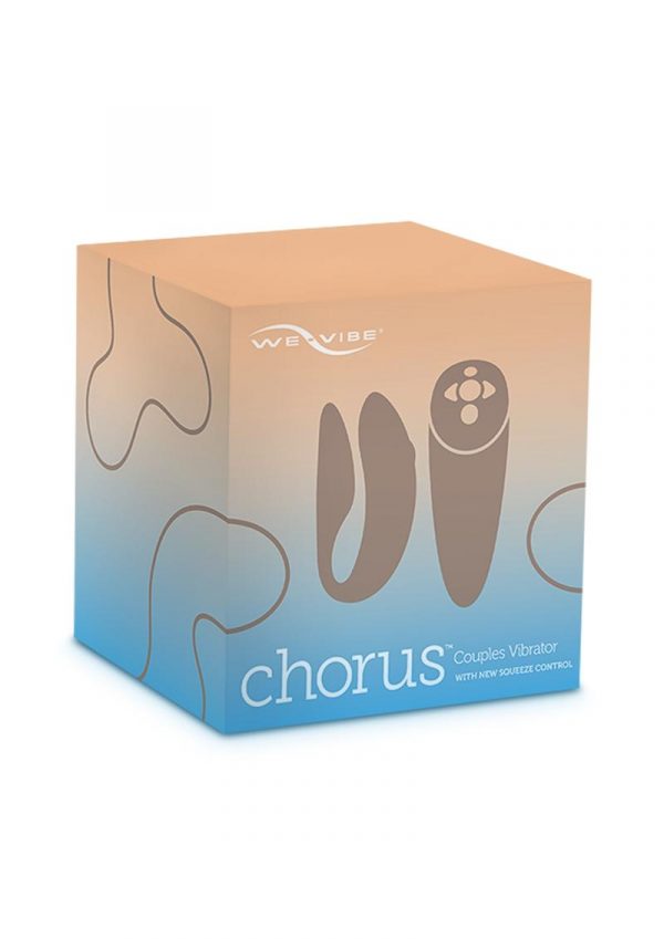 We-Vibe Chorus Couples Vibrator With Squeeze Control Waterproof Rechargeable Blue