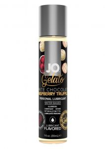 Jo Gelato Water Based Lube White Chocolate Raspberry Truffle  1oz. Bottle