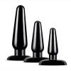 Anal Adventures Basic Plug Kit Black