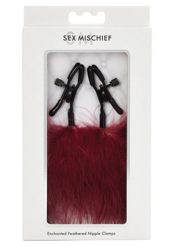 Sandm Enchanted Feather Nipple Clamps