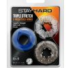 Stay Hard Triple Stretch 3 Pack Cock Rings Assorted Colors