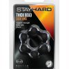 Stay Hard Thick Bead Cock Ring Black