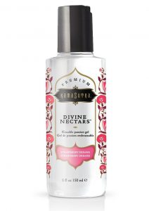 Divine Nectars Kissable Passion Gel Water Based Strawberry Dreams 5 Ounces