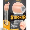 Zolo Squeezable and Textured Realistic Deep Throat Male Masurbator Non Vibrating Flesh