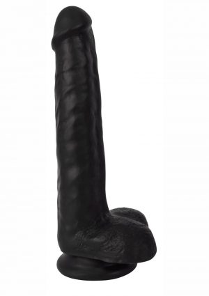 Thinz Slim Dong With Balls 8in - Black