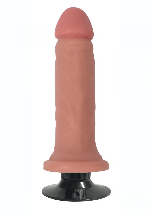 Jock Bareskin Realistic Vibrating Dong 6in - Vanilla