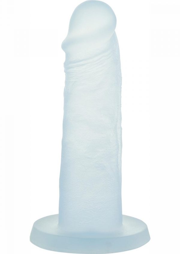 Addiction Cocktails Vibrating Silicone Dildo 5.5in - Blue Lagoon