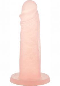 Addiction Cocktails Vibrating Silicone Dildo 5.5in - Peach Bellini