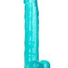 Size Queen Dildo - 10in - Blue