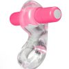 Play With Me Delight Vibrating Cock Ring - Pink