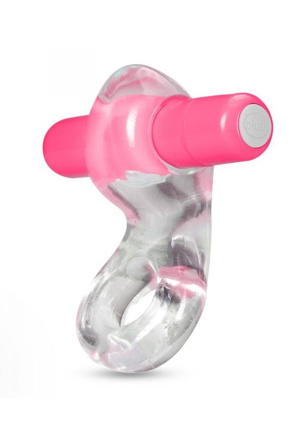 Play With Me Delight Vibrating Cock Ring - Pink